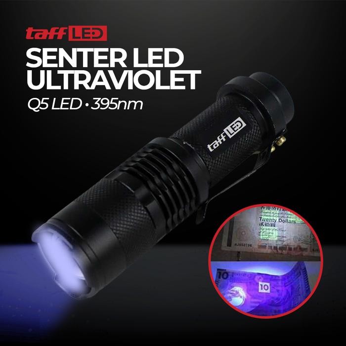Senter LED Ultraiolet Waterproof Pocketman Ultraviolet senter led UV