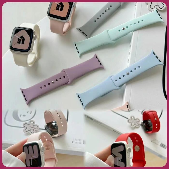 

(Expert) Plain iwatch strap 42/44mm S L size, strap apple watch Aksesoris jam