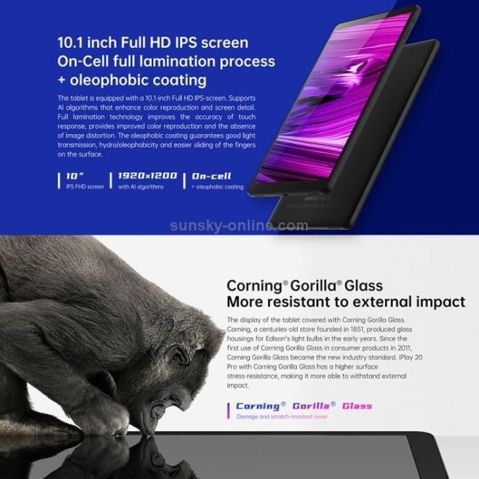 

(Expert) Alldocube iPlay 20 Pro 4G LTE 6/128GB Octacore Tablet 10.1" Android 10