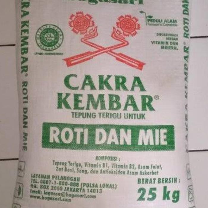 

Terigu Cakra 25 kg Gosend Grabsend only New