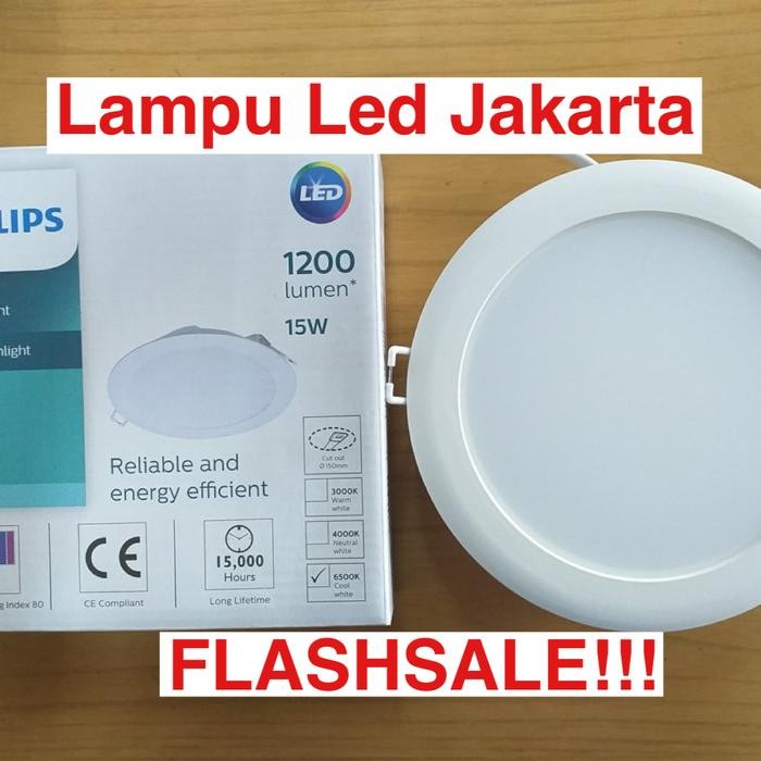 LAMPU DOWNLIGHT PHILIPS 15 WATT DN020B. PANEL PHILIPS 15W. ORIGINAL