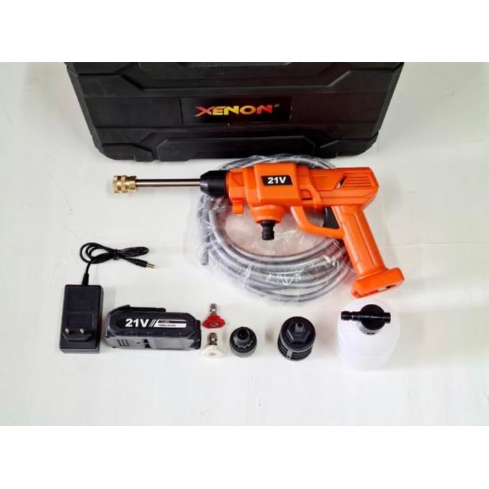 XENON HPW2160 CORDLESS 21VOLT JET CLEANER CUCI AC MOTOR MOBIL DLL