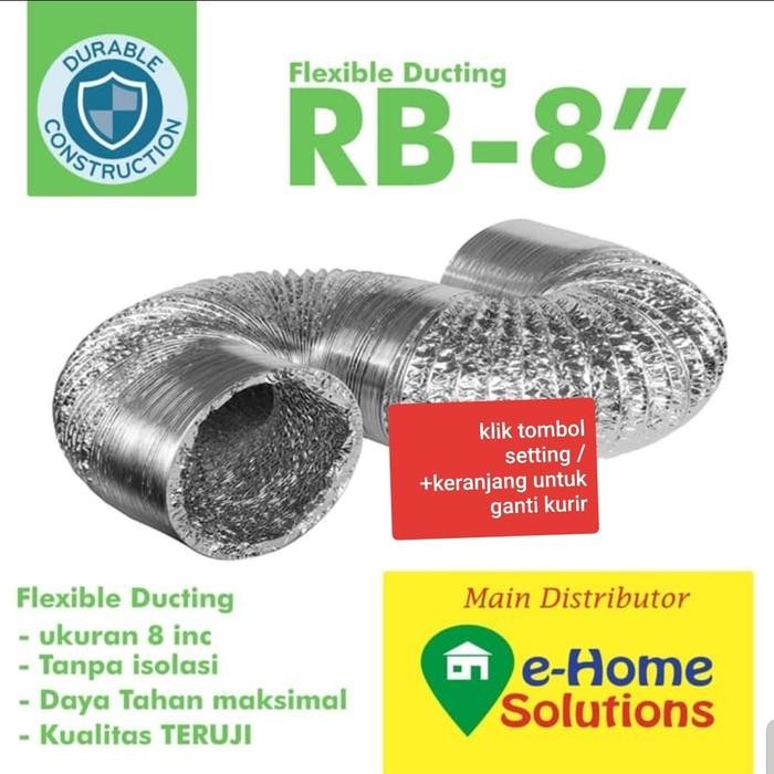 paket flexible ducting 8 inch