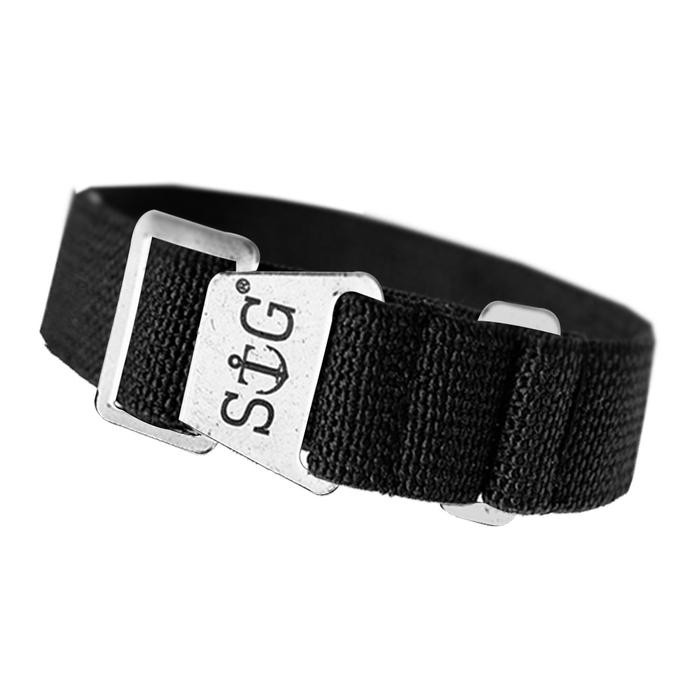 PREMIUM StrapGuy MN Style 18mm Black Strap Stainless Hardware