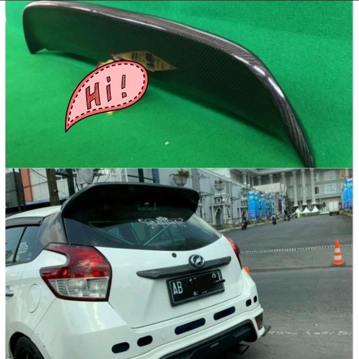 PREMIUM spoiler all new yaris yaris lele 2014 2018