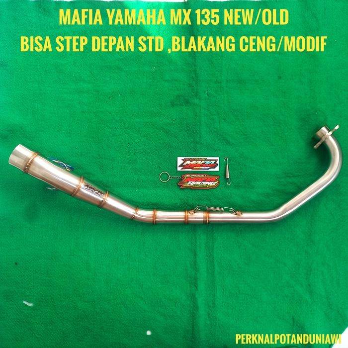 PREMIUM header/pipa knalpot mafia racing jupiter mx 135 new/old