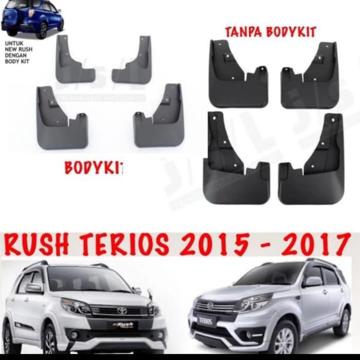 Karpet Lumpur / Mud guard mobil Rush / Terios 2015/2016/2017