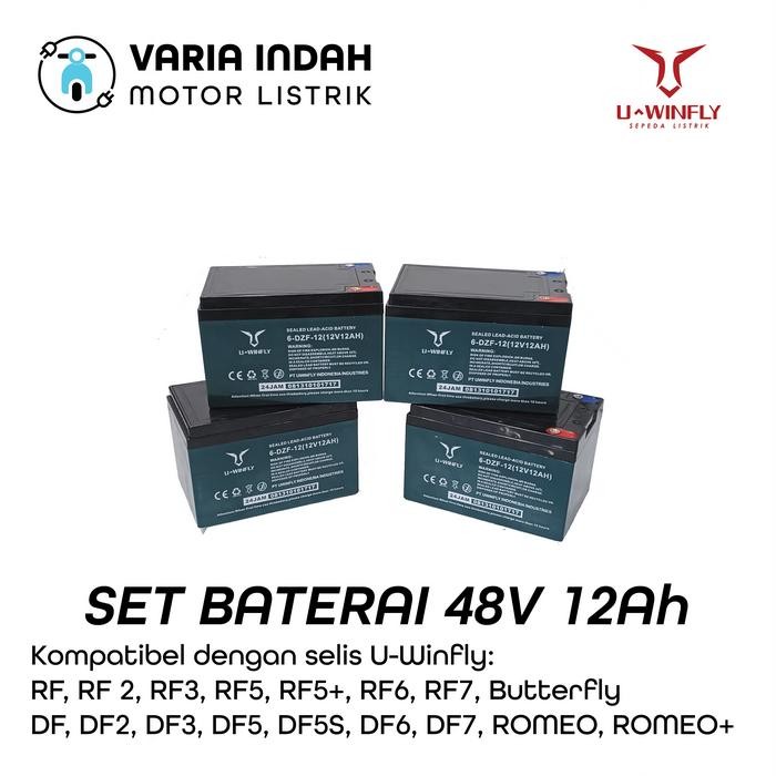 Baterai Uwinfly Sla 48V 12Ah