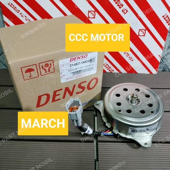 Motor Fan Assy Nissan March Denso Original