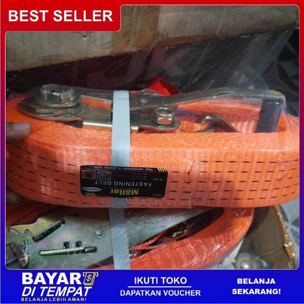 FREE ONGKIR TRACKBELT 10METER MEREK MOLLAR BISA COD