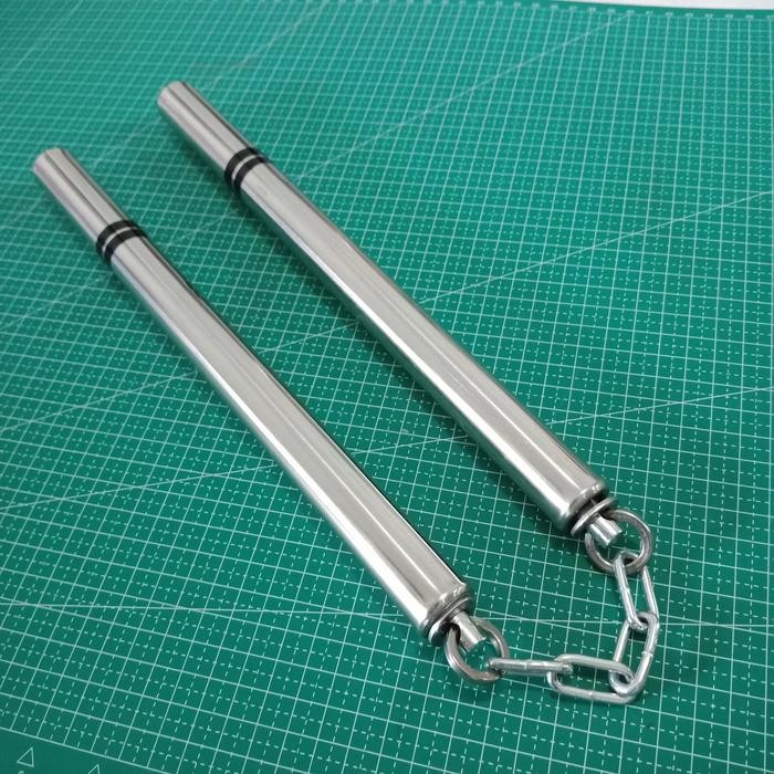 PREMIUM nunchaku stainless steel PRODUK BARU diameter 2.2cm freestyle n fight