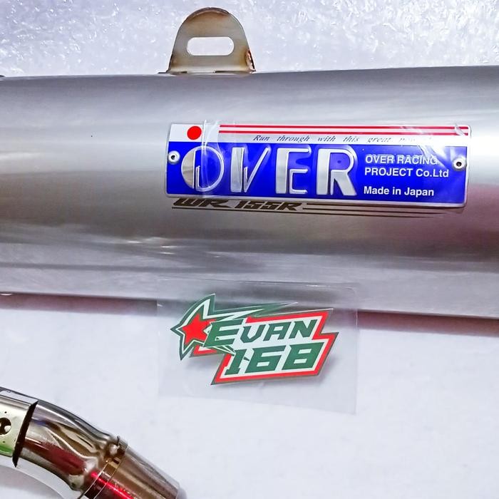 PREMIUM KNALPOT OVER RACING HONDA CRF 150L ORIGINAL JEPANG