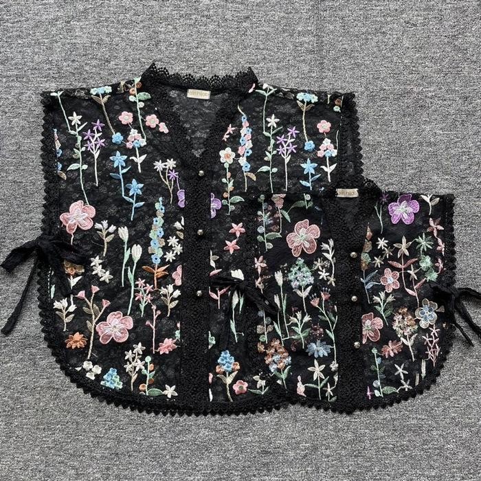 DISKON aiiri couple vest cinderella anak/vest tulle anak/vest brokat anak/kaftan anak READY STOCK