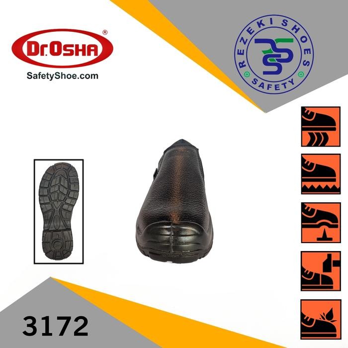 Sepatu Safety Dr.Osha 3172 Black - Safety Shoes Dr.Osha 3172 Black