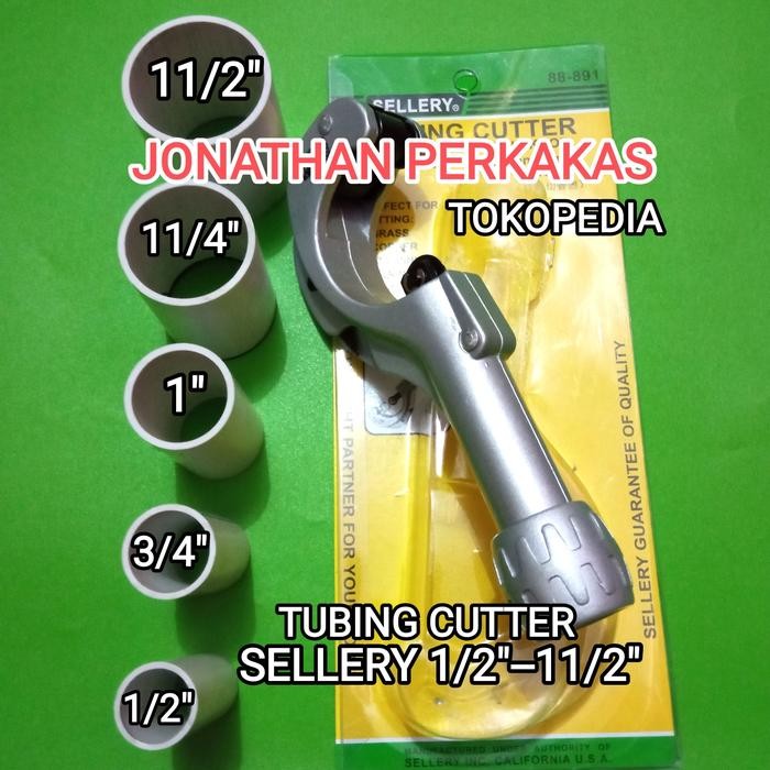 Terlaris Alat Potong Pipa Sellery 5Mm-50Mm/Tubing Cutter Sellery 3/16"-2"
