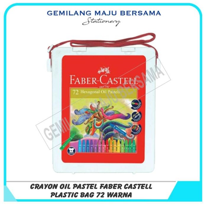 

TERBARU! Crayon Faber Castell / Oil Pastel Hexagonal 72 Warna