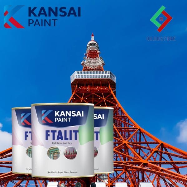 FTALIT CAT KAYU DAN BESI 1 KG CAT MINYAK 1KG KANSAI FTALIT CAT MINYAK