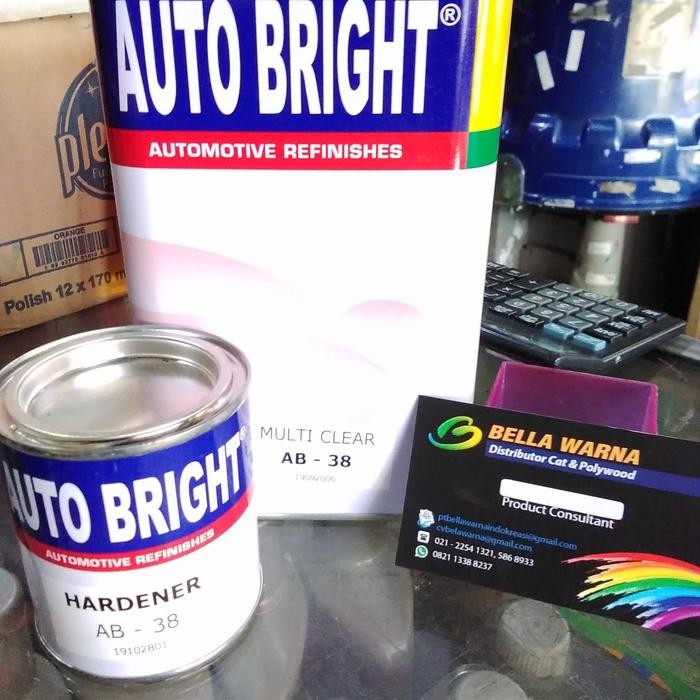 CLEAR PERNIS AUTO BRIGHT AB-38 //2 KOMPONEN