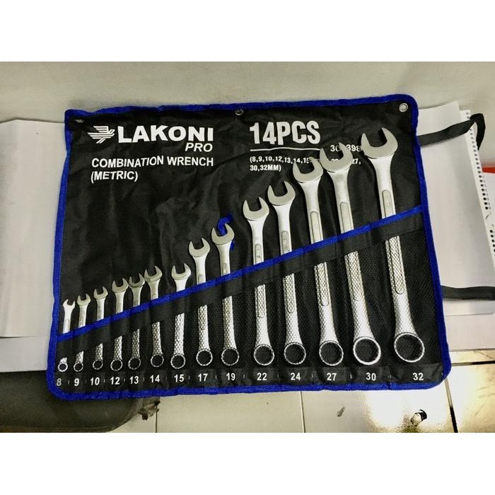 Paling Baik Kunci Ring-Pas Set/Combination Wrench Set Lakoni Pro