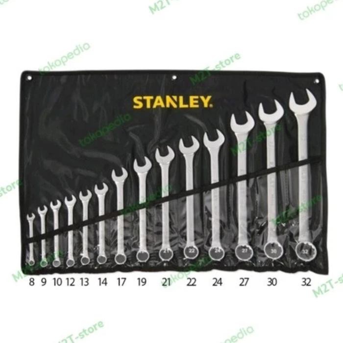 Paling Laris Kunci Ring Pas Set 14Pcs 87-038-3 Merek Stanley Original