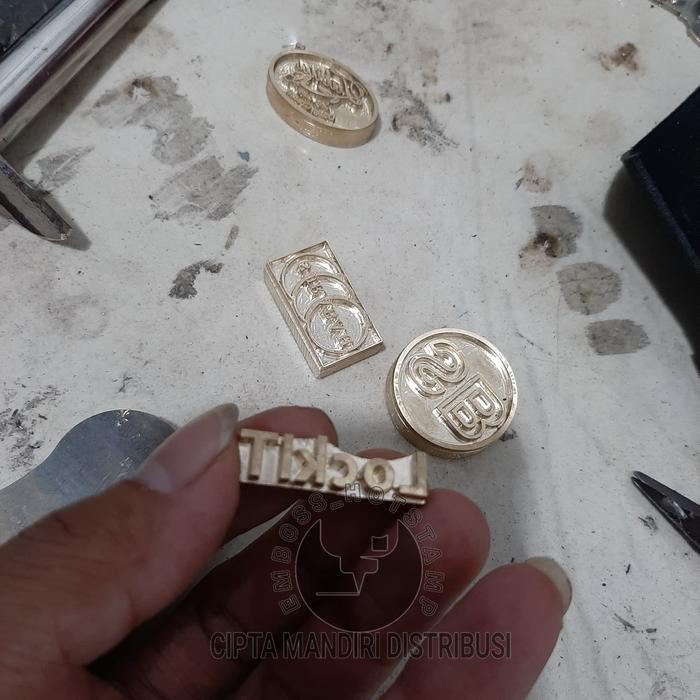 

leather stamp cnc stempel nding untuk duk kulit logo custom