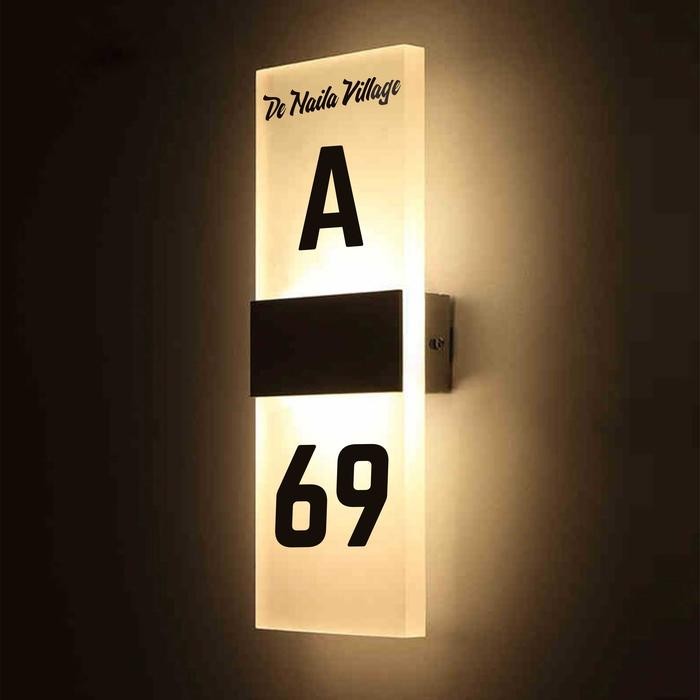 Lampu Nomor Rumah