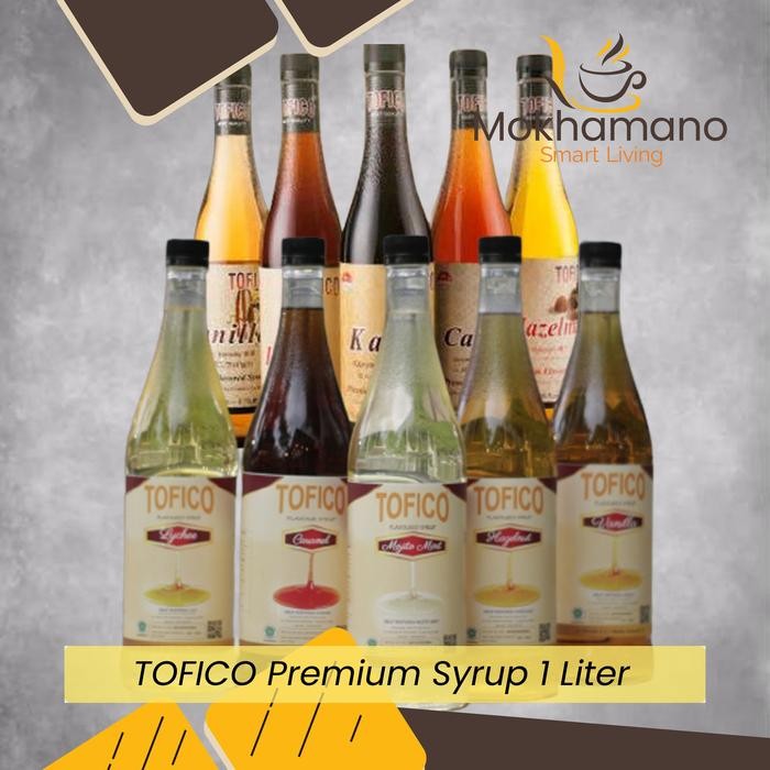 

Tofico Sirup Botol Syrup 1 L Sirop 1000ml Minuman Buah Smoothies Blend