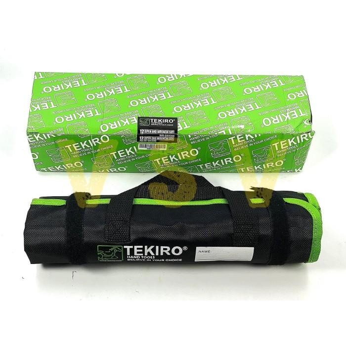 Paling Berkualitas Tekiro Open End Wrench Set 12 Pcs 6-32 Mm Kunci Pas Set 6-32 Mm 12 Pc