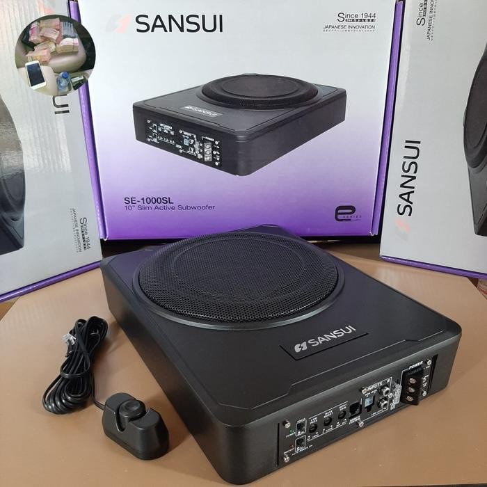 Subwoofer kolong Subwoofer Sansui SE 1000 SL SUBWOOFER KOLONG SANSUI 10 INCH SANSUI SE-1000SL