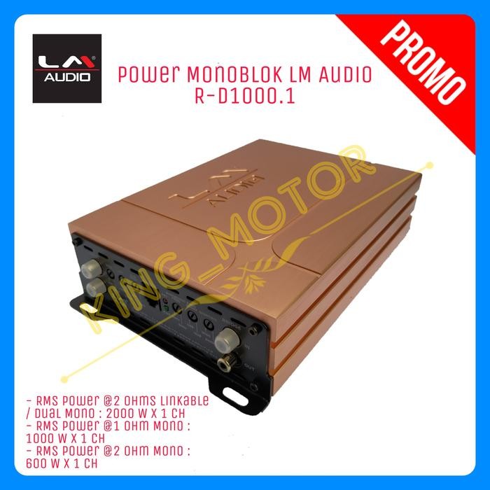 Power Monoblok LM Audio R-D1000.1