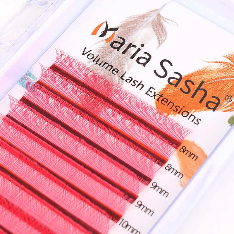 MARIA Pink Y Shaped Lash YY Type Eyelash Purple Lashes Extension Pink Wholesale Makeup Soft Black Ci