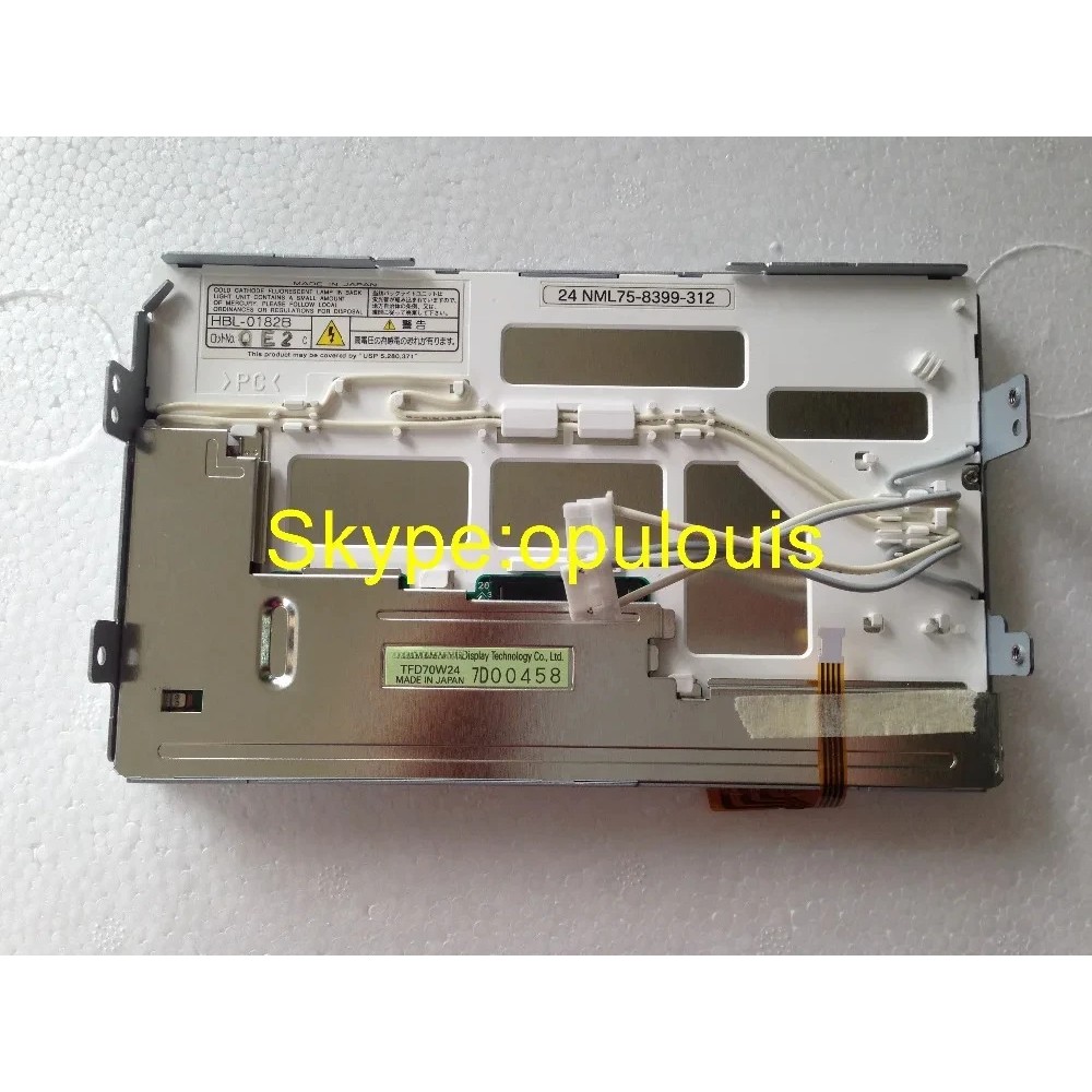 Matsushita Display TFD70W24 LCD Module with touch screen monitor for Mondeo MK3 CTS NAV Module DENSO