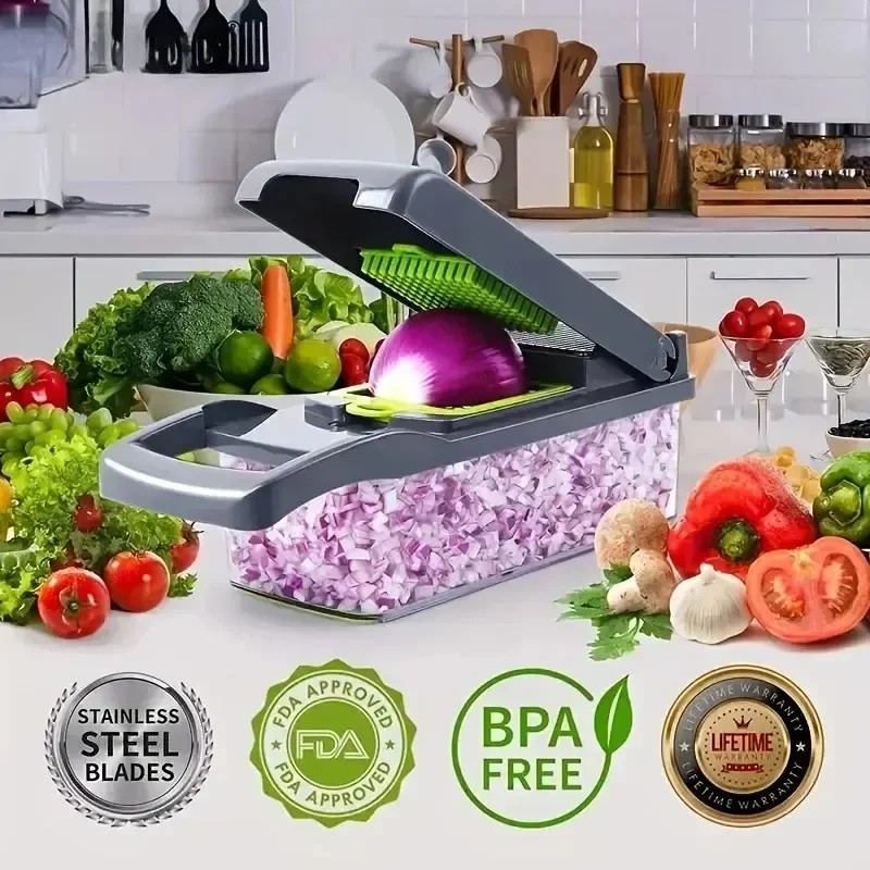 Kitchen vegetable cutter household multi-functional vegetable cutter potato vegetable cutter slicer 