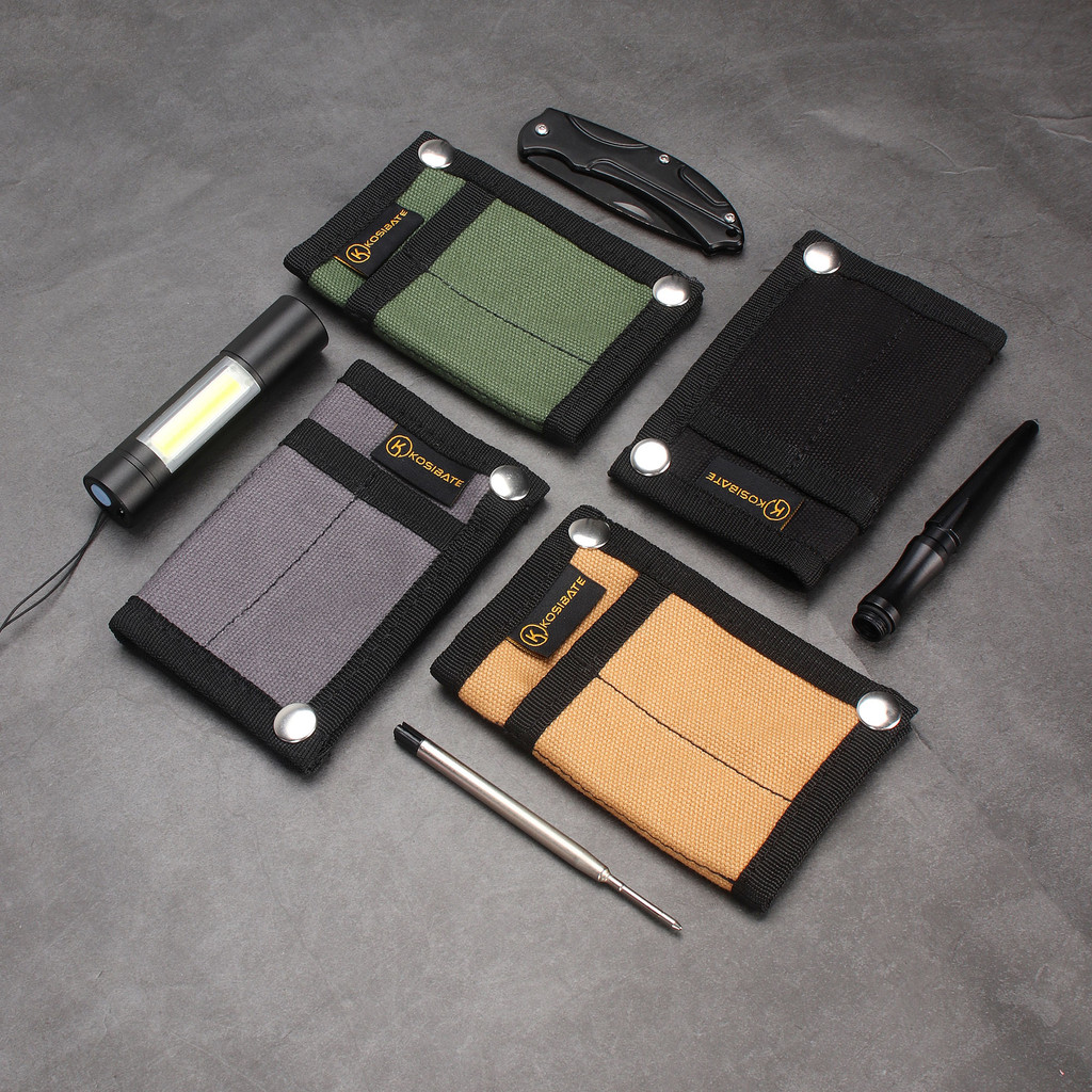 Kosibate Ourdoor EDC Tool Storage Bag Multifunctional Mini Foldable Tactical Knife Pen Holder Univer