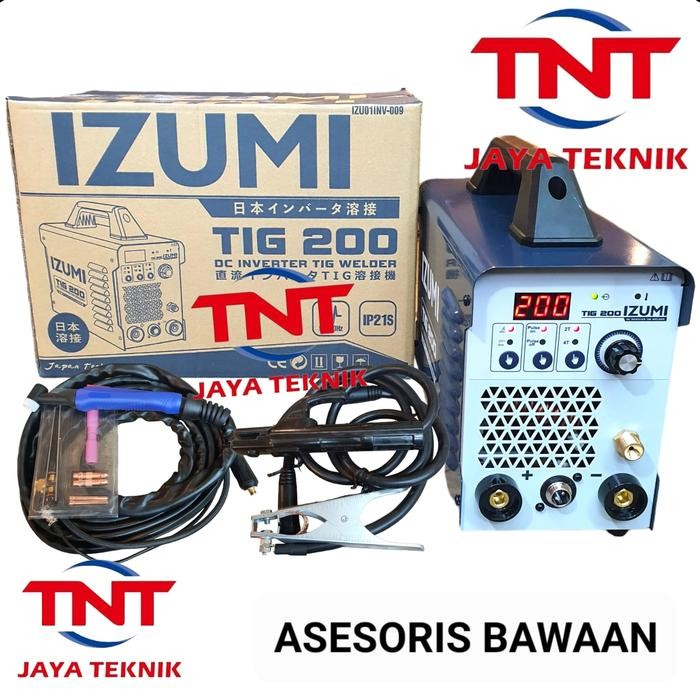 MESIN LAS ARGON IZUMI TIG 200 PULSE / TRAFO LAS ARGON IZUMI TIG 200