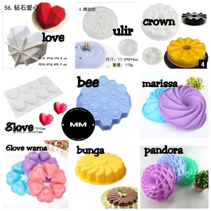 

Promo 2Pcs 69Rb Cetakan Silicone Agar Cetakan Silicone Puding Loyang Silikon Berkualitas
