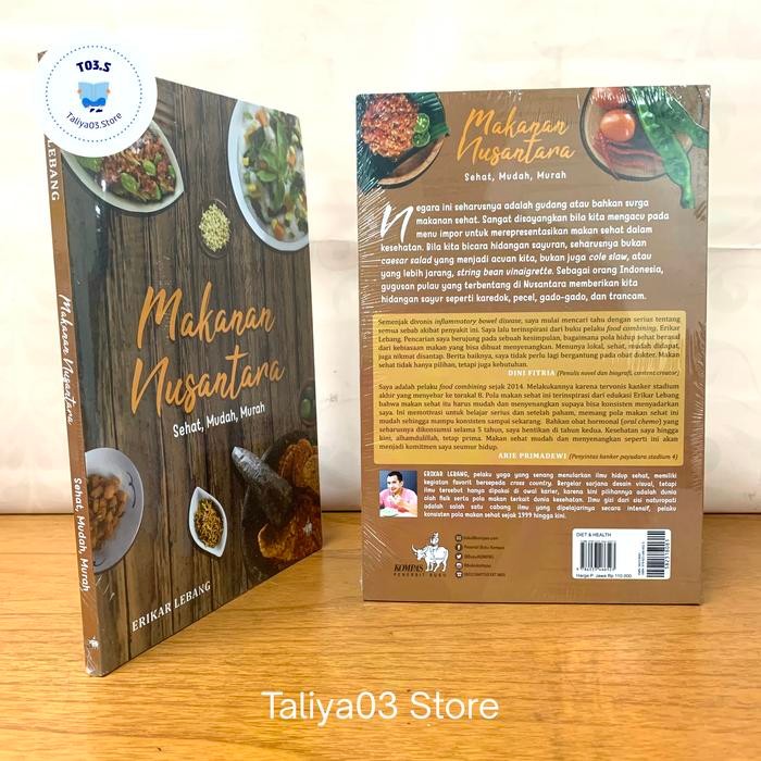 

TERLENGKAP Buku Makanan Nusantara Sehat Mudah Murah Kode 693