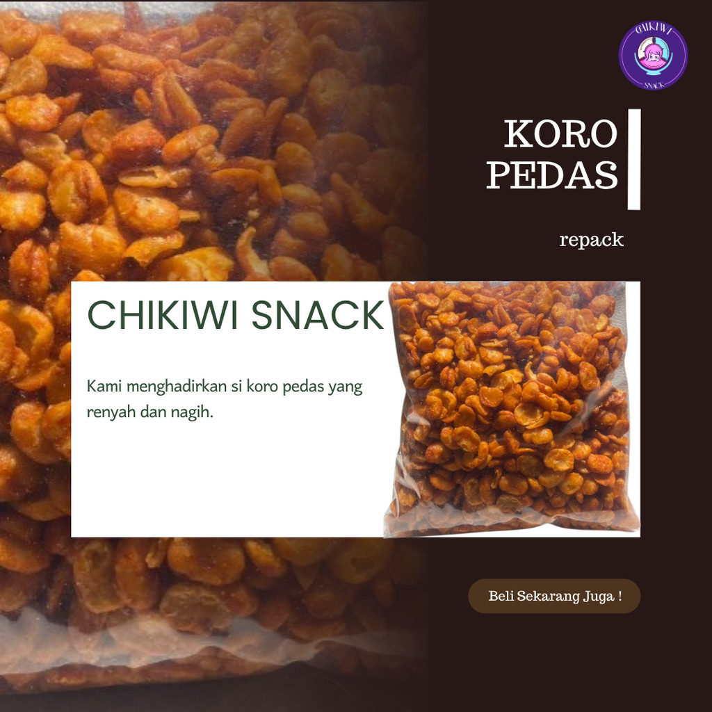 

KACANG KORO PEDAS GURIH LARIS ENAK MURAH HANYA 99 RUPIAH