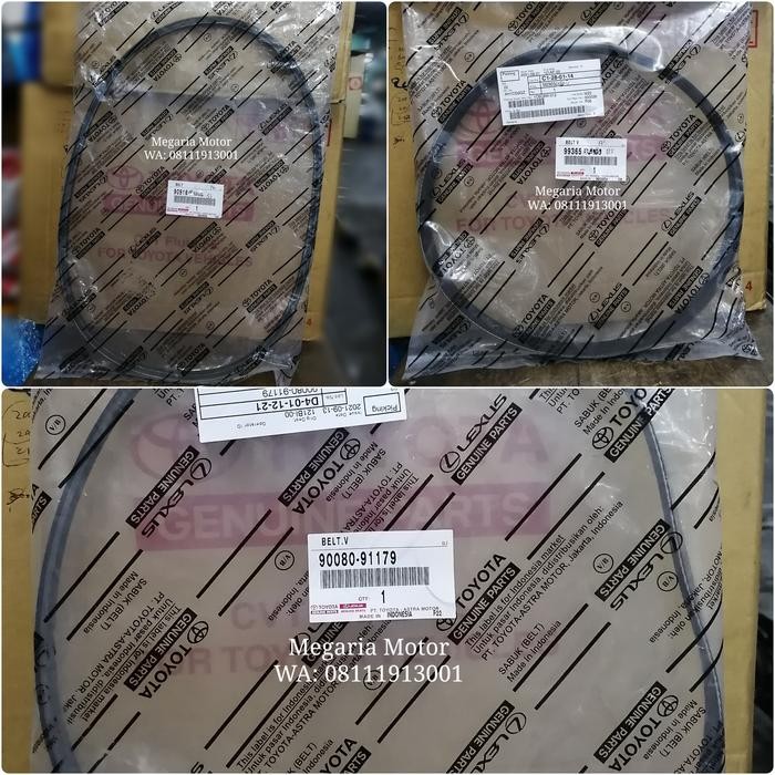 Fanbelt Fan V Belt Tali Kipas Set Kijang Kapsul 7K EFI 2.0 2000cc ORI