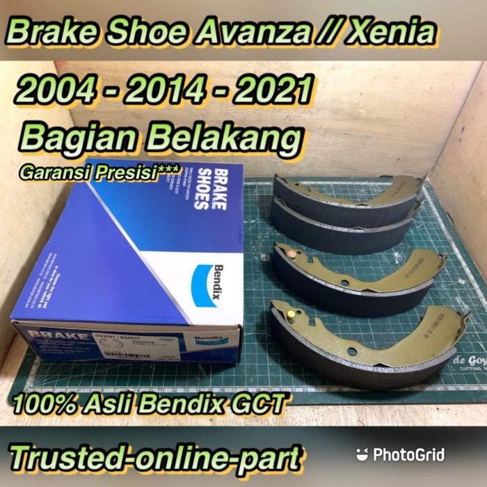 Kampas Rem Avanza Xenia Belakang 100% Asli Bendix