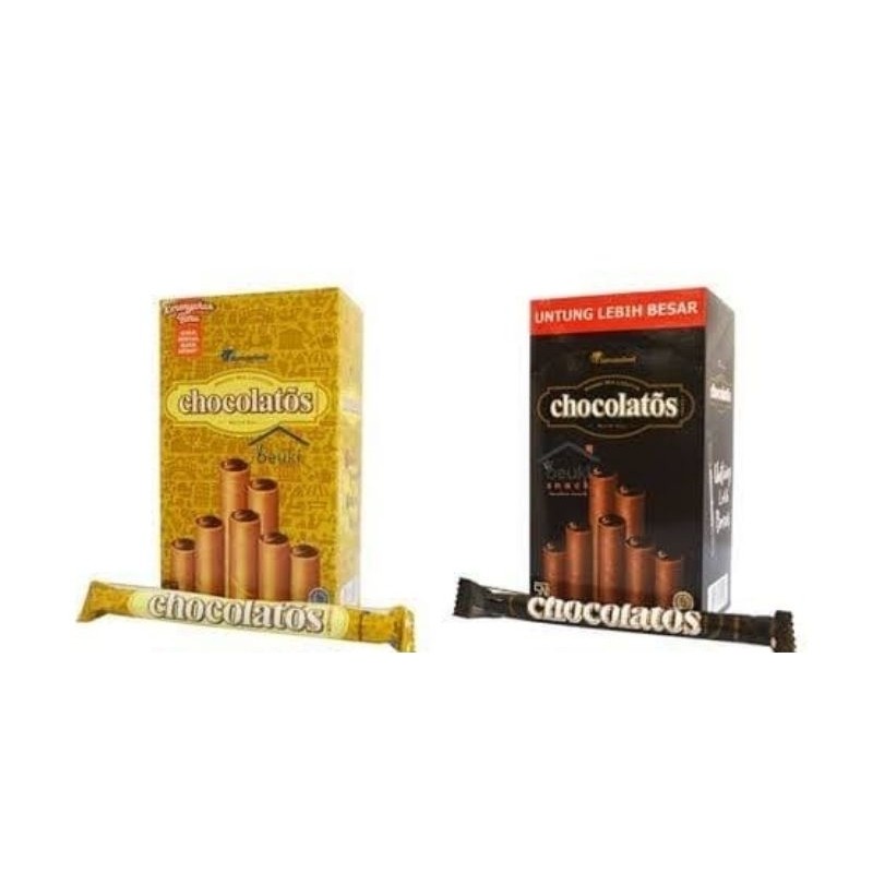 

GERY WAFER ROLL CHOCOLATOS PCK 14GR - BOX ISI 24