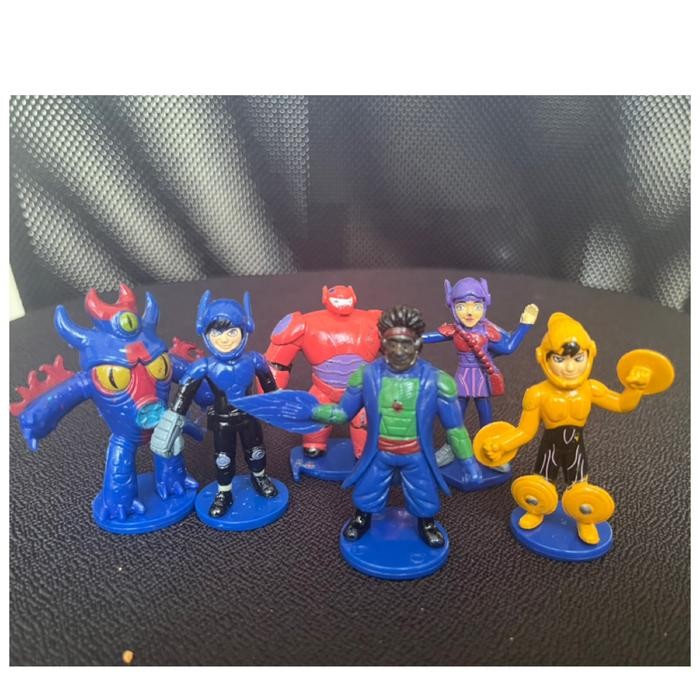 Sav Cake Topper Baymax Big Hero 6Pc Set Hiasan Mainan