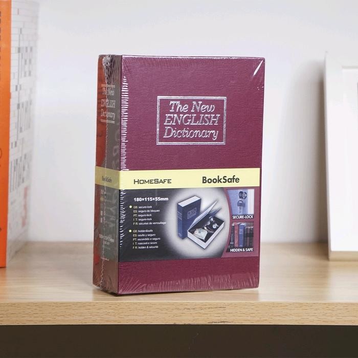 BRANKAS PENYIMPANAN DESIGN BUKU BAHAN BESI TAHAN API KEY LOCK / KODE SANDI