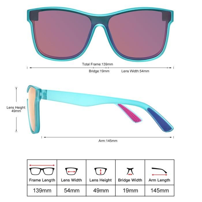 Unik Running Addict Adrenaline Kacamata Polarized Uv400 Original Frame Lensa