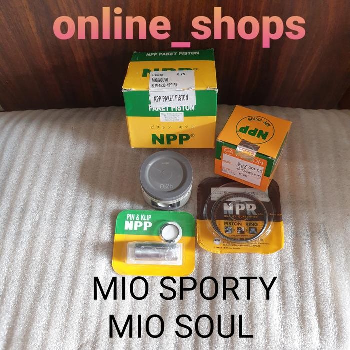 Paket piston kit seher npp mio sporty mio soul os 125 150 175 200