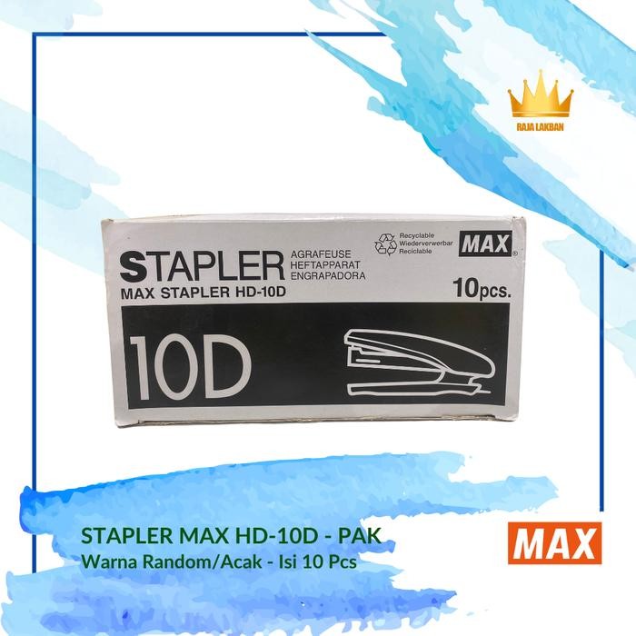 

Stapler Staples Hekter Cekrekan MAX HD-10D - PAK (Isi 10)