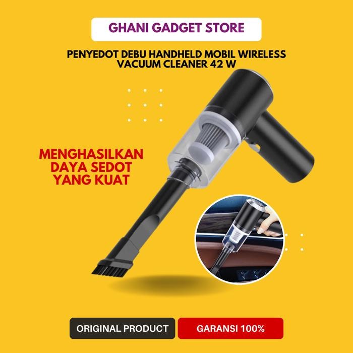 Vacuum Cleaner Alat Penyedot Debu Mobil - Vacum Penghisap Debu Ruangan Rumah Portable 45W Termurah