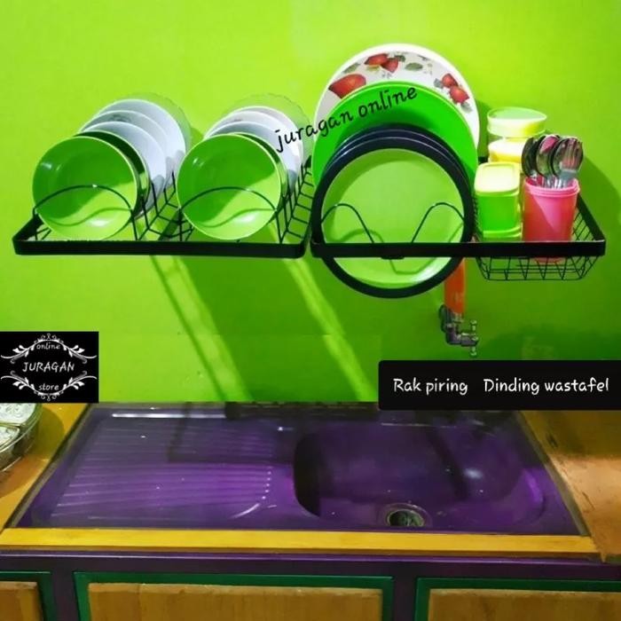 RAK DAPUR RAK PIRING DAN RAK MANGKUK WESTAFEAL DINDING TEMPEL TEMBOK