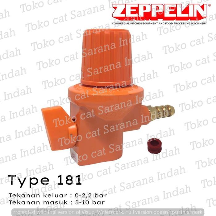 REGULATOR GAS ZEPPELIN 181 REGULATOR ZEPPELIN HIGH PRESSURE Tekanan Ti