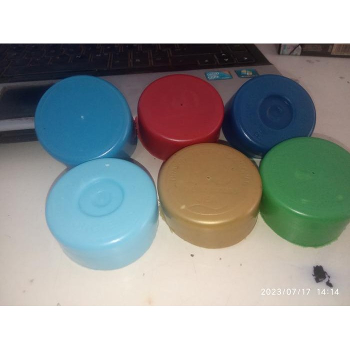 Tutup galon RO warna Biru Hijau Merah Gold Dongker Biru Langit Hitam